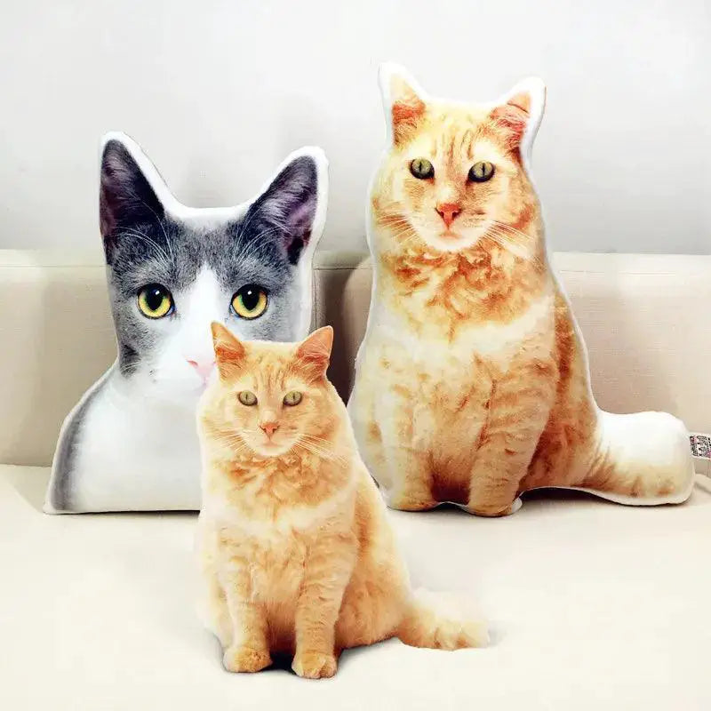 Custom Pet Photo Velvet Pillow Gift For Pet Lovers