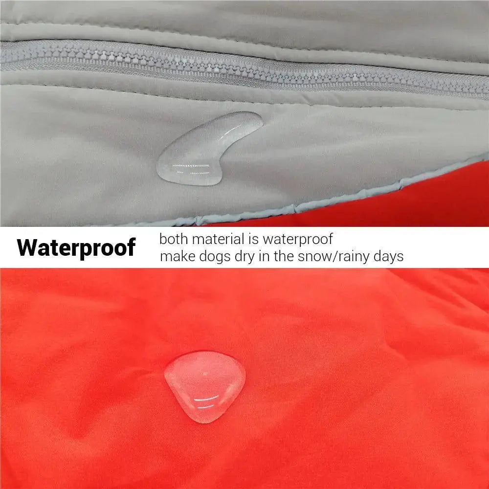 Dog Winter Waterproof Reflective Overalls For Small Dogs