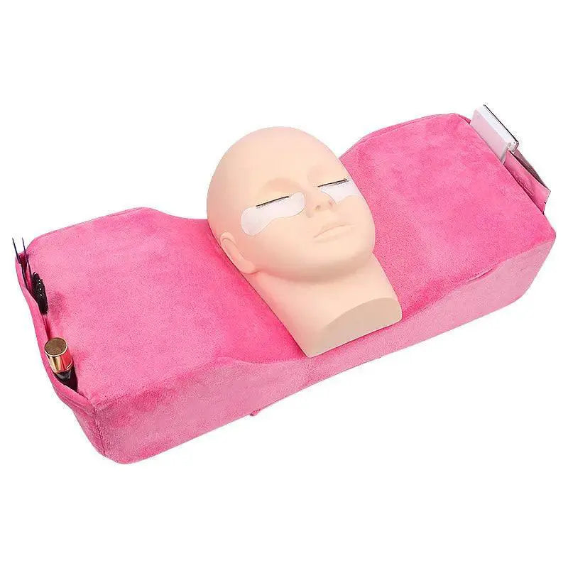 Plush Ergonomic Memory Foam Pillow Eyelash Extension Comfort