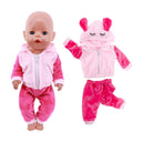 Flamingo Kittys Doll Clothes Set for 18 Inch Dolls Outfit