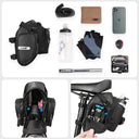 Waterproof Bike Saddle Bag With Bottle Holder