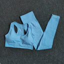 Seamless Yoga Set Women Leggings Crop Top