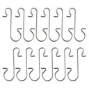 50pcs Elegant Metal S-Shaped Hooks for Christmas Ornaments