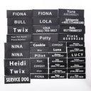 Personalized Pet Harness with Custom Name Label for Stylish Walks