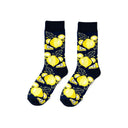 Playful Avocado & Sushi Animal Socks - Happy Cotton Blend