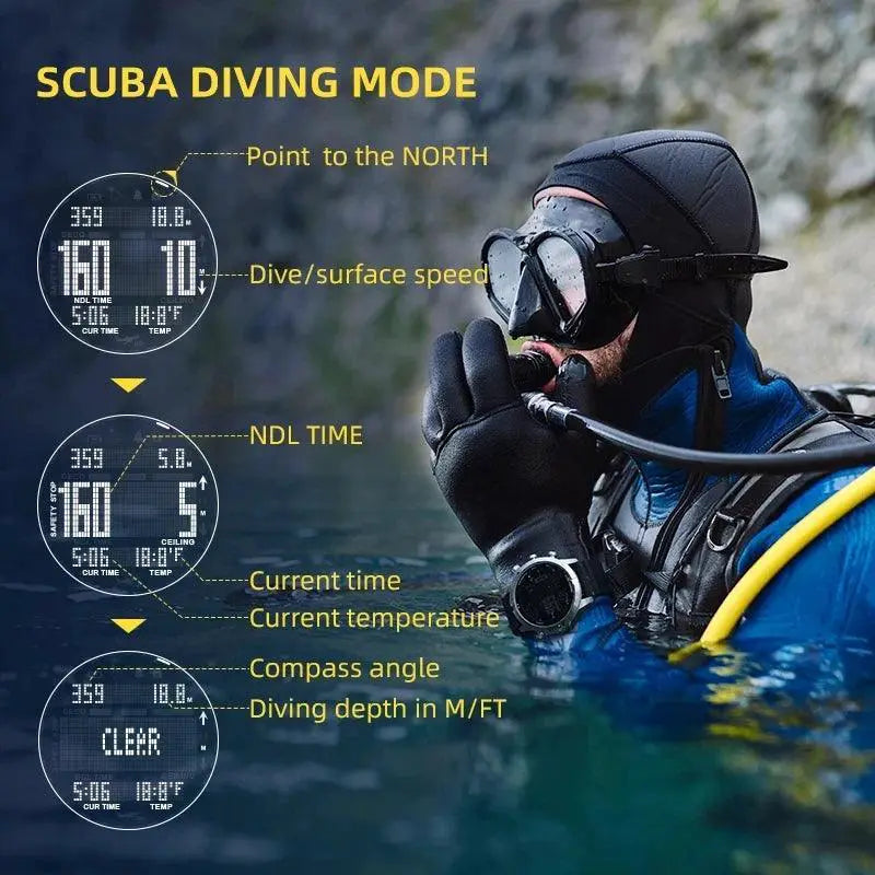 North Edge Professional Diving Watch for Safe Underwater Gear
