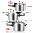 Pressure Cooker for Gas & Electric  Multi-Size Kitchen Stoves