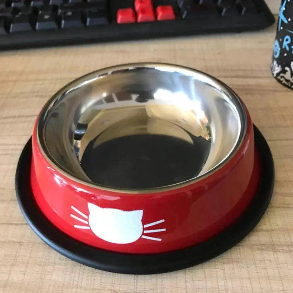 Thick Non Slip Stainless Steel Pet Bowl For Ultimate Dining