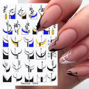 Elevate Your Style with Chic 3D Nail Art Decals Set