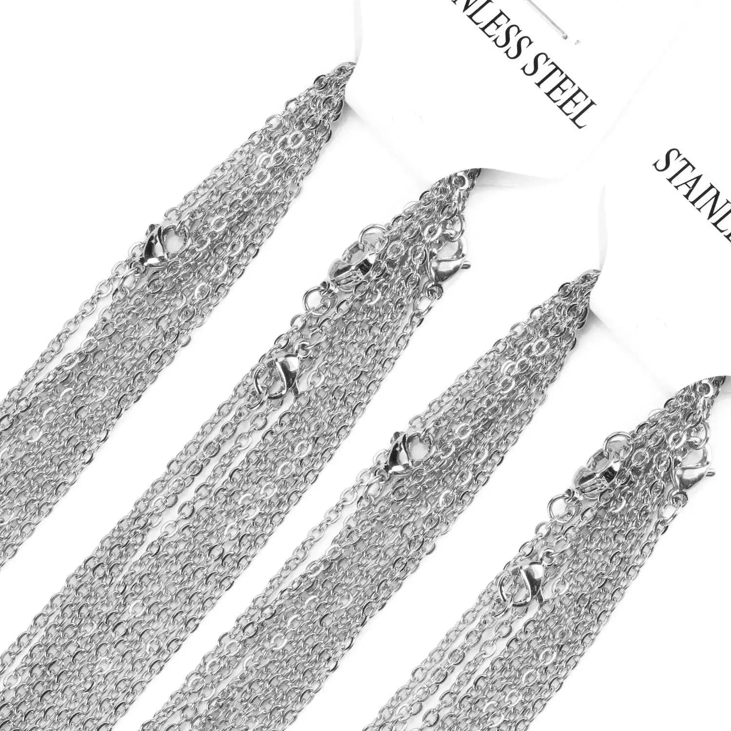 Stainless Steel Chain Necklace Kit for DIY Jewelry Artists