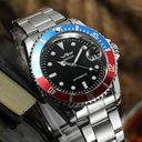 Elegant Stainless Steel Men's Automatic Watch for Formal Wear