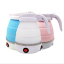 Travel Household Folding Kettle 600ml Portable Silicone Steel