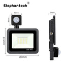 LED PIR Motion Sensor Floodlight Security Outdoor Spotlight