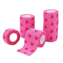 Pet Waterproof Tattoo Grip Bandage Cover Wraps Rose Red