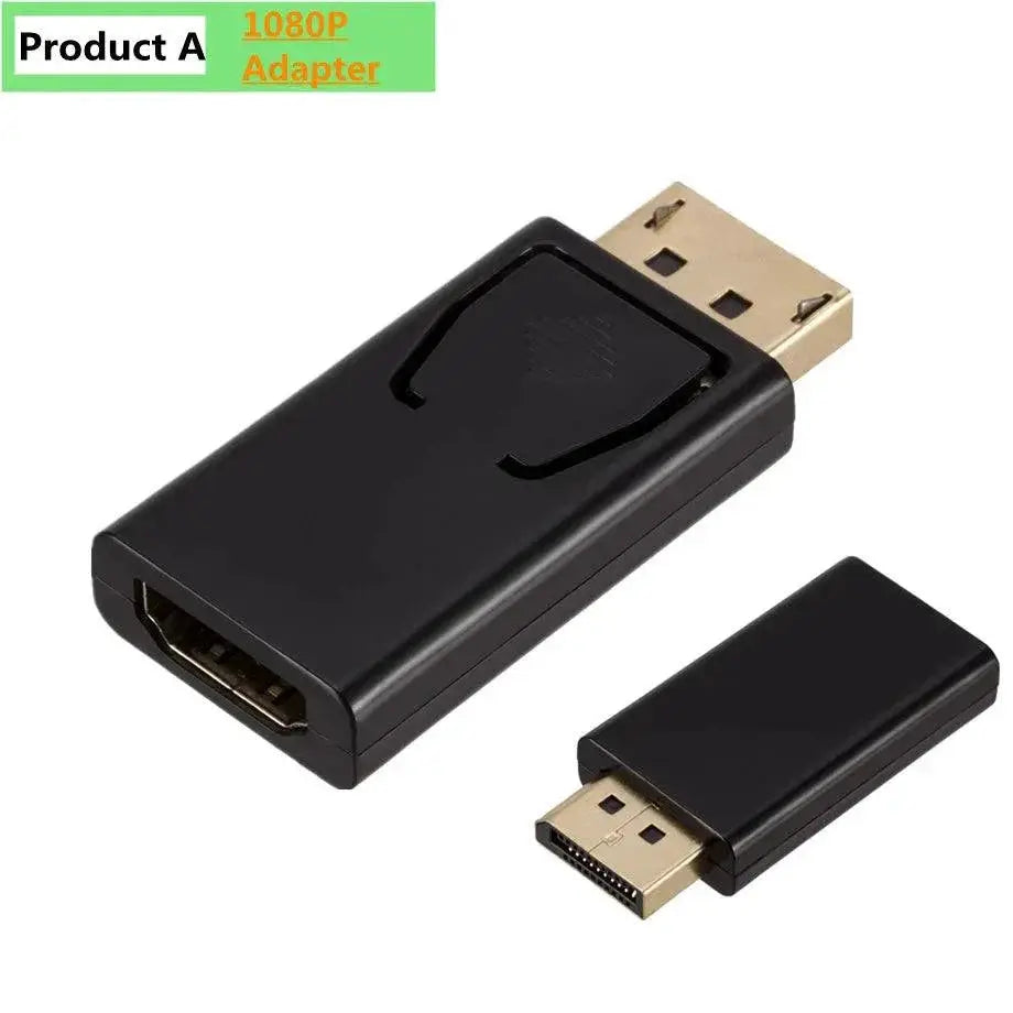 Enhanced 4K DisplayPort To HDMI Adapter Plug And Play