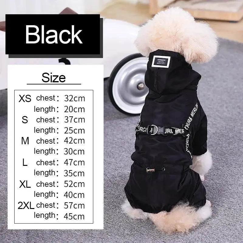Winter Warm Dog Jacket For Small To Medium Dogs Cozy