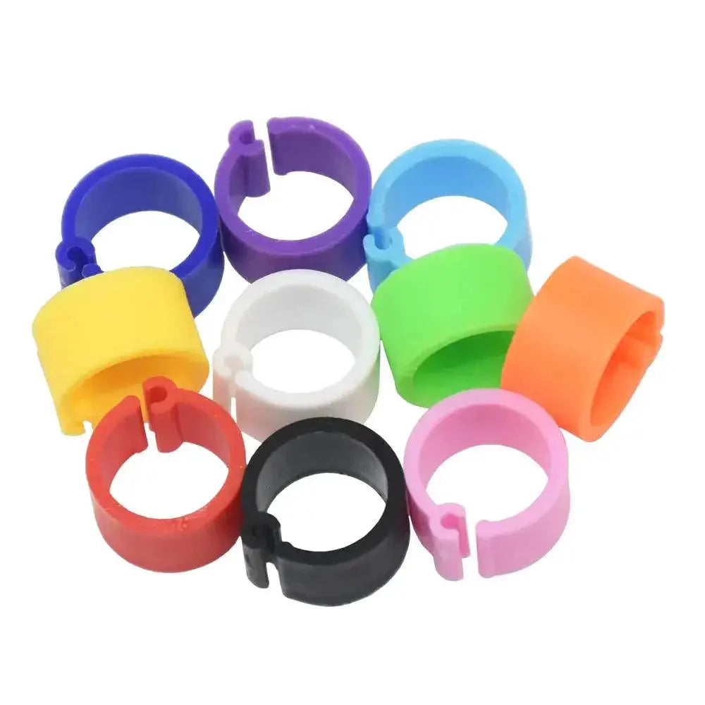 Birds Feet Rings Vibrant Plastic Clips For Easy ID