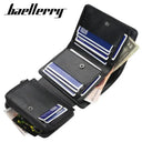 Mens PU Leather Wallet - Zipper Coin Card Holder