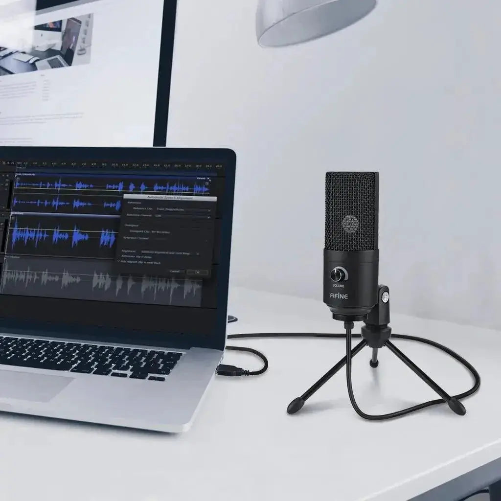 USB Condenser Microphone for Premium Laptop Recording