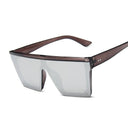Unisex Oversized Square Sunglasses with UV Protection Fashion