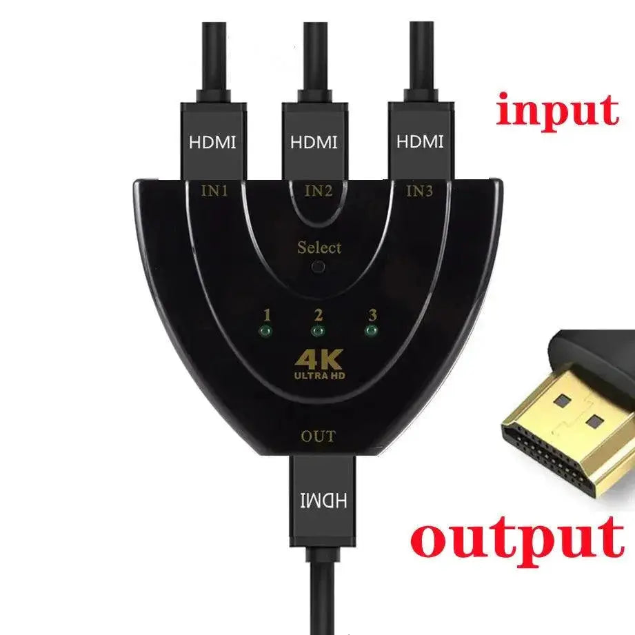 HDMI Switcher Ultimate Adapter For Xbox PS4 Gaming