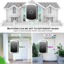 Waterproof Wireless Doorbell Battery Included Plug And Play