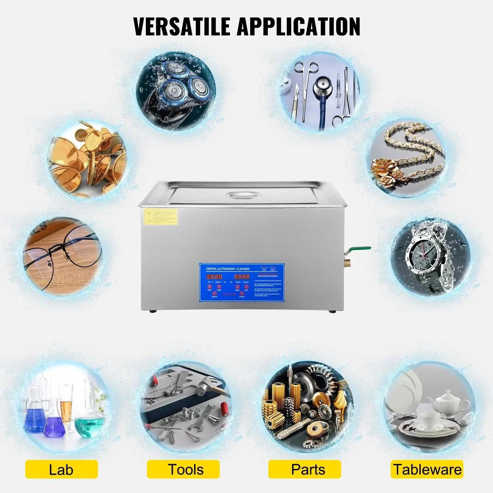 Vevor Ultrasonic Cleaner Deep Cleaning Portable Dishwasher