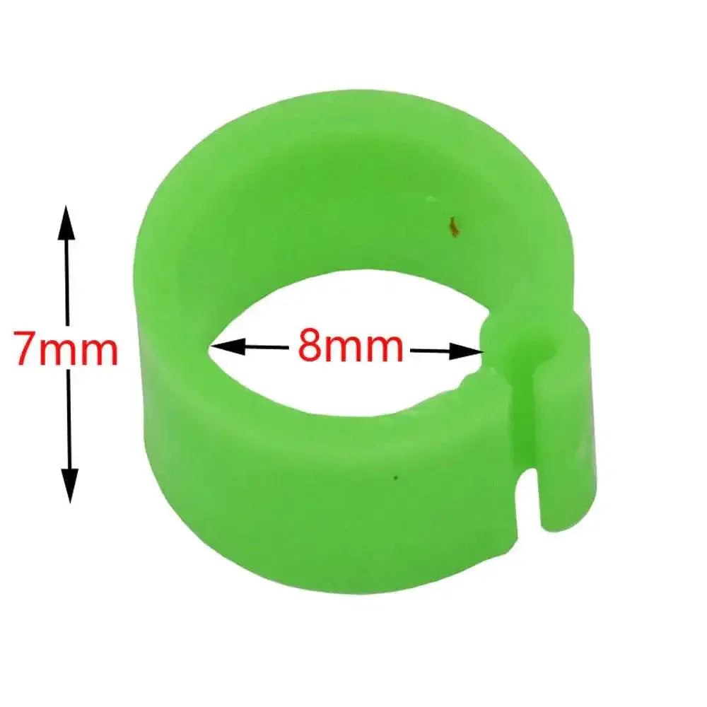 Birds Feet Rings Vibrant Plastic Clips For Easy ID