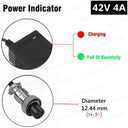 Electric Bike Charger Efficient & Safe Charging Xiaomi M365 Pro