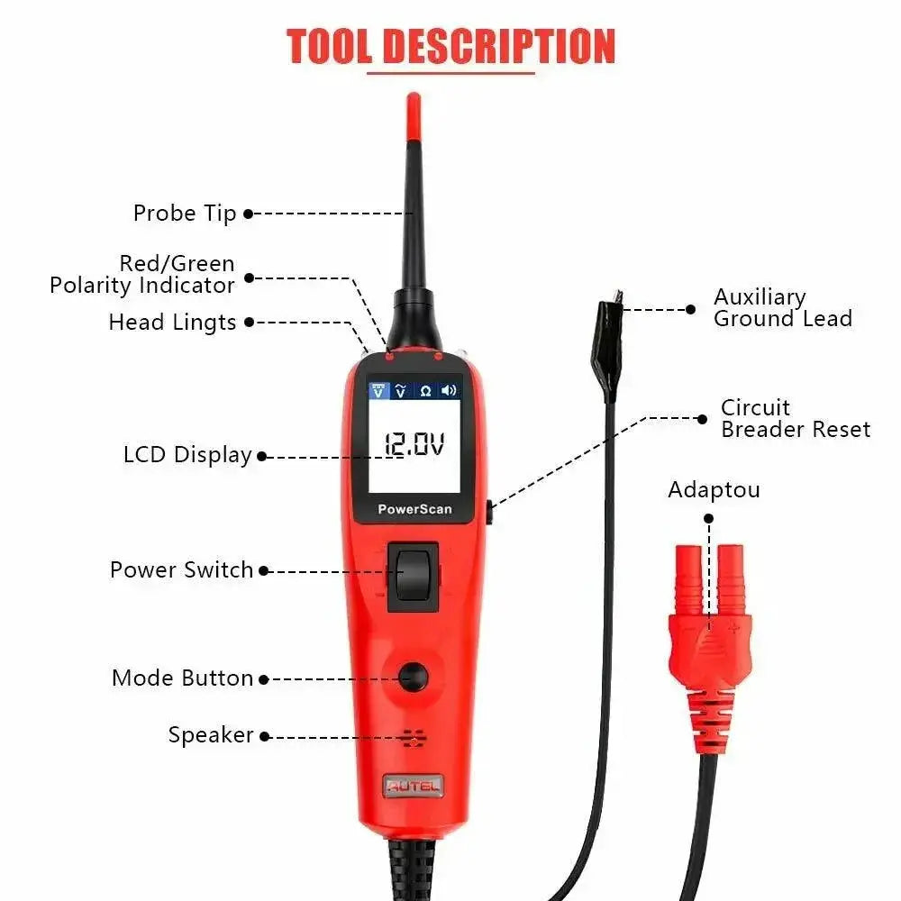 Autel PowerScan PS100 Advanced Electrical Diagnostic Tool - OurLum.com