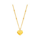XIYANIKE 316L Stainless Steel Gold Color Love Heart Necklace