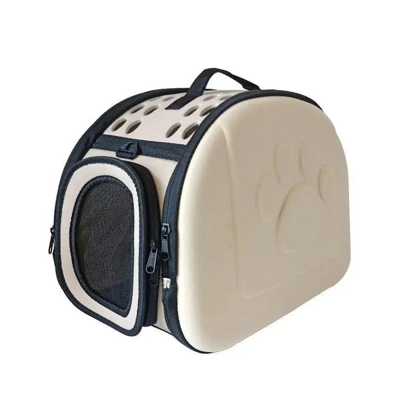 Breathable Cat Capsule Backpack Travel — Opaque White