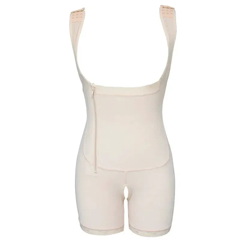 Plus Size Open Bust Shapewear Bodysuit Waist Trainer 6XL