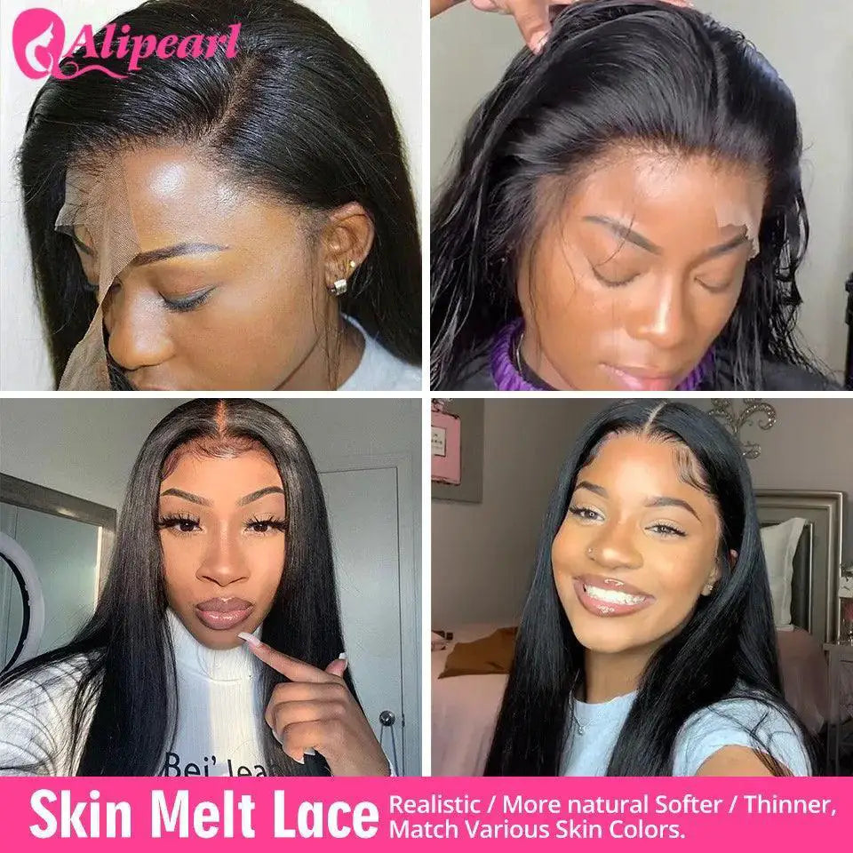 Premium Brazilian Straight Human Hair Bundle Lace Frontal