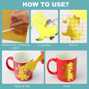 12X10ft HTVRONT Mirror Metallic Vinyl Roll for Cricut Decor