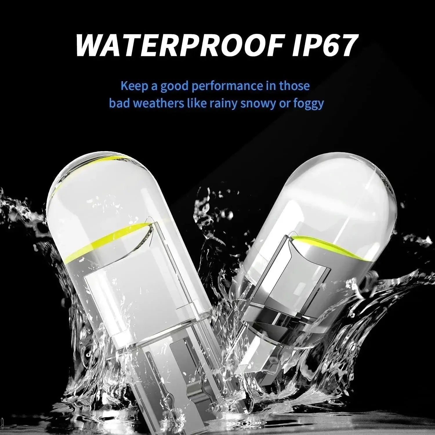 T10 LED Bulbs Pack 10X High Quality Car Lighting Kit