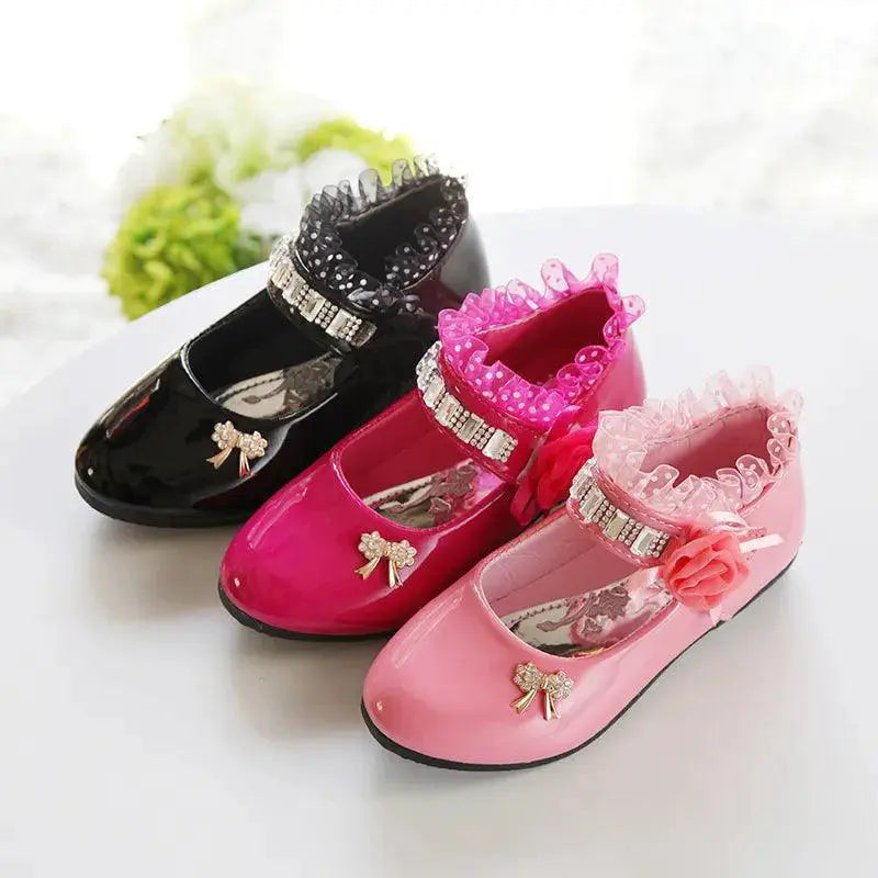 Princess Beaded Sandals for Kids Elegant Event Footwear