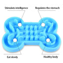 Pet Slow Feeder Bowl: Healthy Rubber Anti-Slip Dog Cat