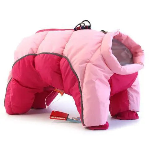 Winter Dog Coat for Small Breeds — Light blue