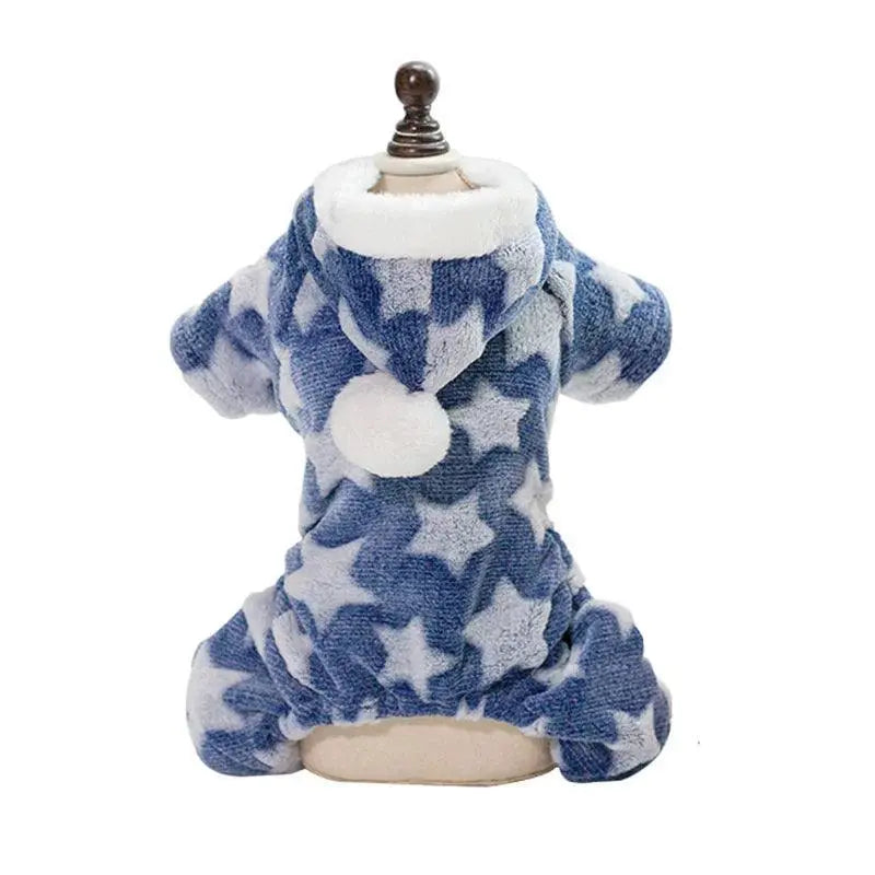 Autumn Warm Fleece Cat Costume Pullover For Cozy Cats