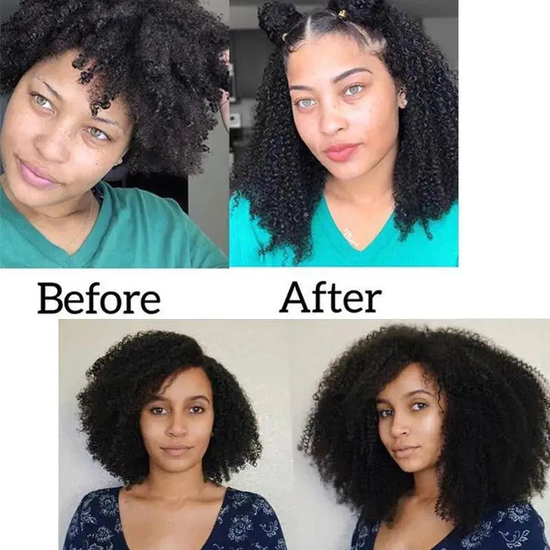 Afro Kinky Curly Clip In Hair Extensions Voluminous Upgrade