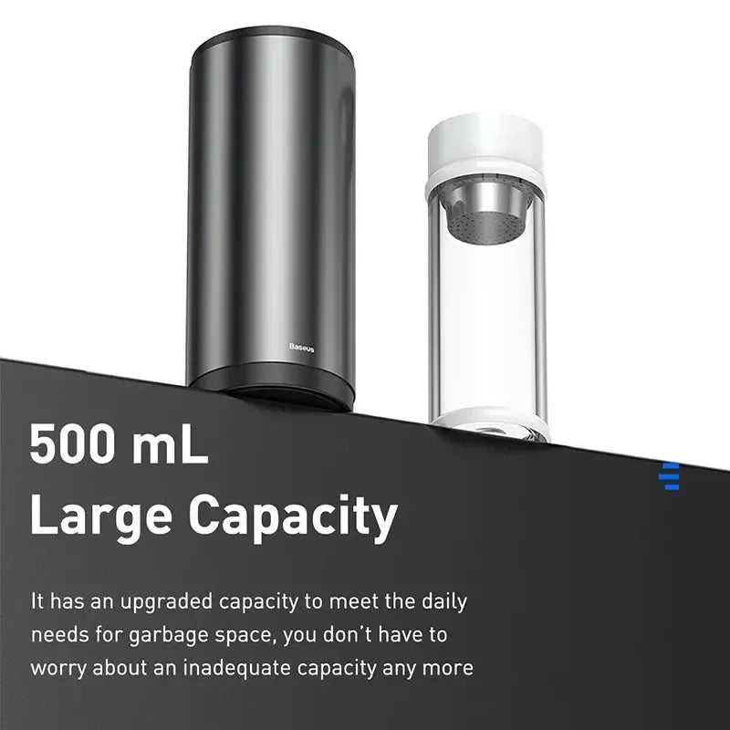 Baseus Car Trash Bin Alloy Garbage Can For Car Dustbin