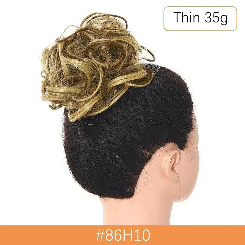 Chignon Scrunchie for Everyday Hair — Light Brown