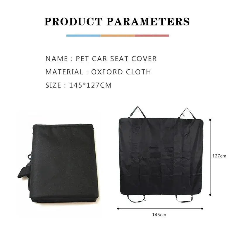 PawGuard Waterproof Dog Seat Cover Hammock for Car Safety