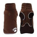 Spring Reflective Fleece Dog Jacket Windproof Pet Coat
