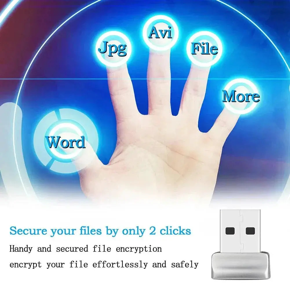 Plus USB Fingerprint Reader Enhanced Biometric Scanner