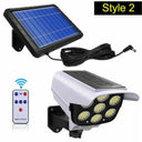 Solar Motion Sensor Camera Floodlight Wireless Remote Light