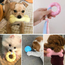 Pet Dog Chews TPR Knot Bite Resistant Teeth Cleaning Toys