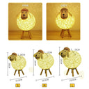 Dimming LEDs Night Light: for Kids Cute Sheep Remote Lamp