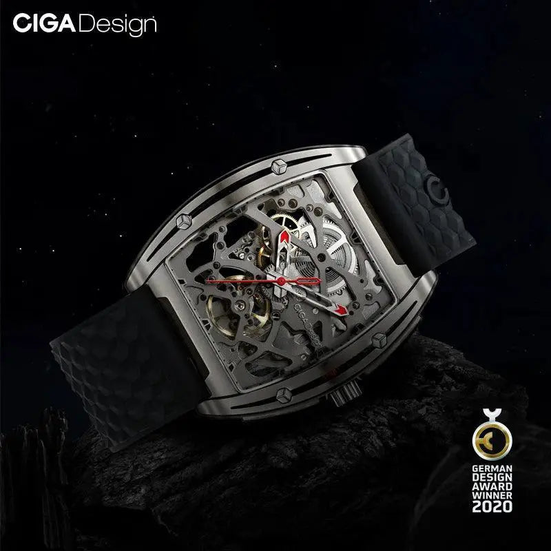 CIGA Design Z Series Titanium Skeleton Watch Luxury